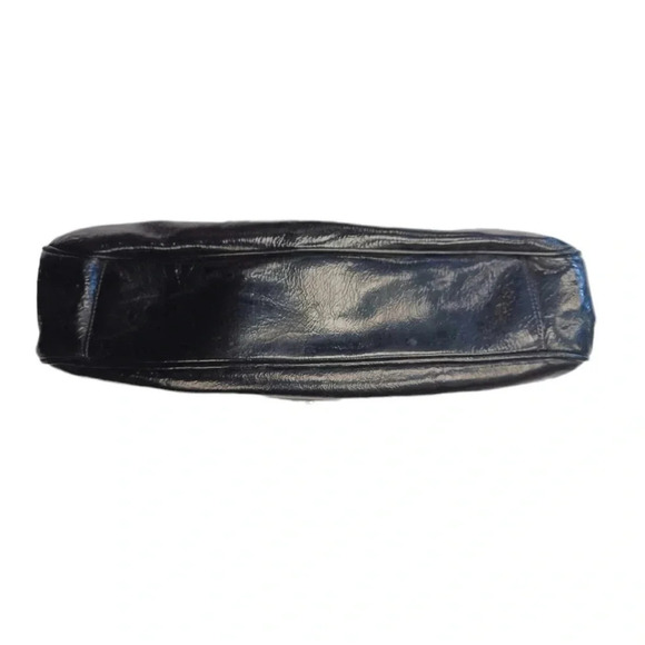 Charles David  Black Leather Chainlink Purse - Picture 5 of 10